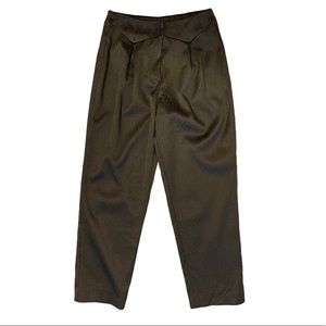 House of Harlow X 1960 Revolve Textured Black High Rise Pleated Pants